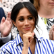 Meghan, Duchess of Sussex attends day twelve of the Wimbledon Lawn Tennis Championships on July 14, 2018 in London, England.